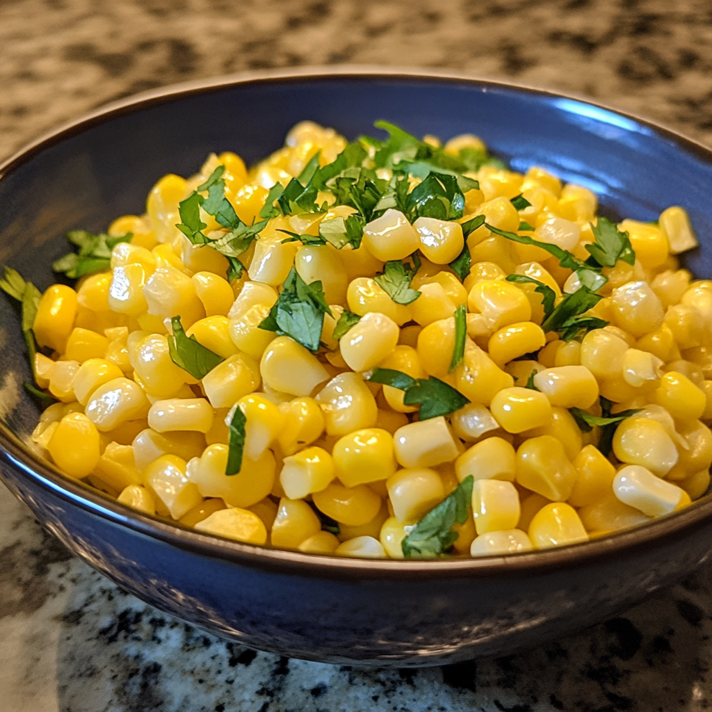 some steamed corn