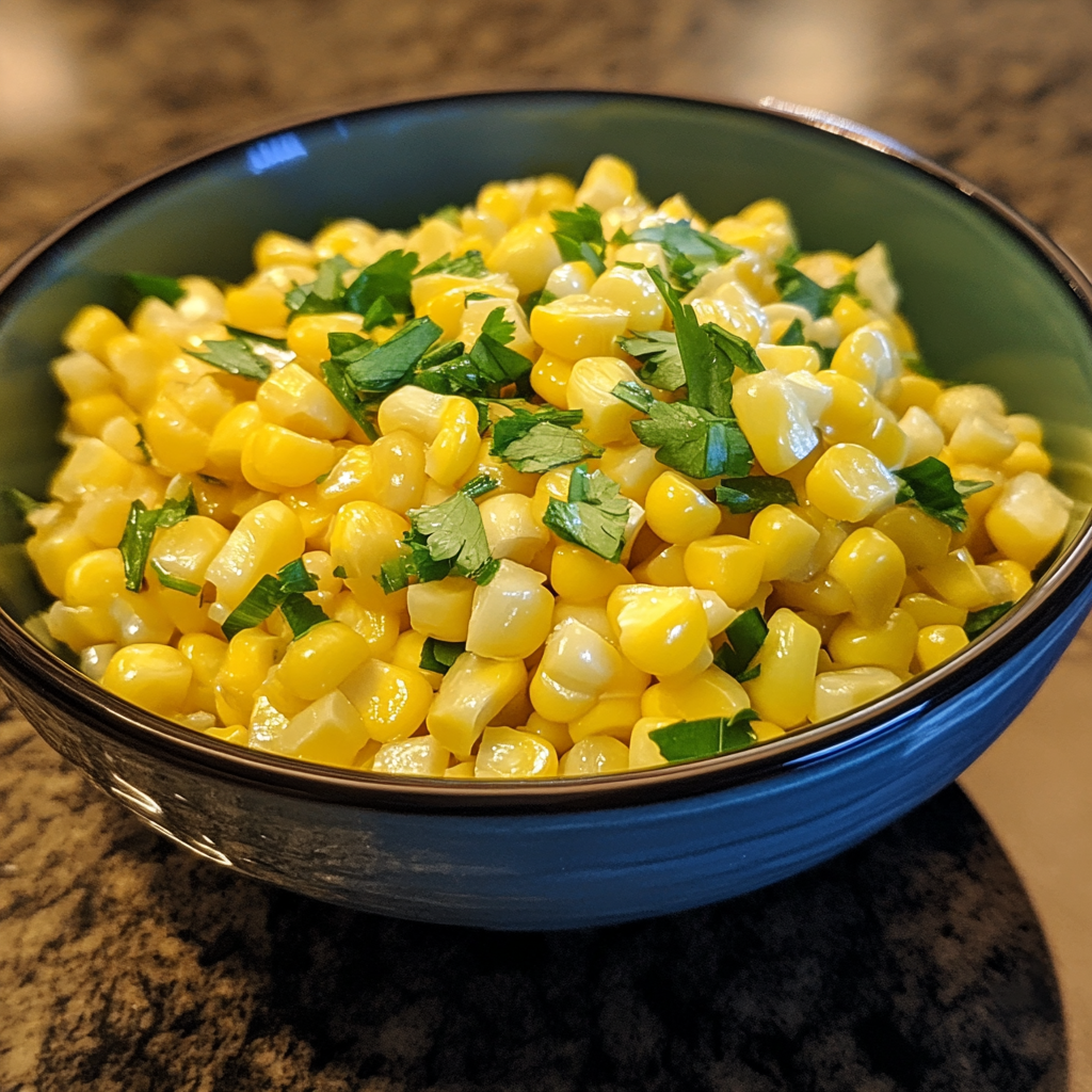 some steamed corn