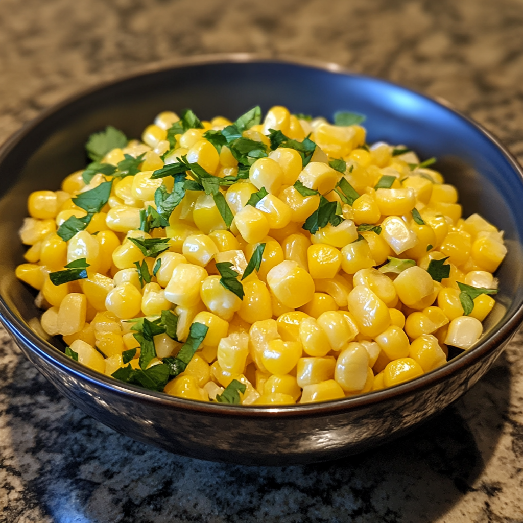 some steamed corn