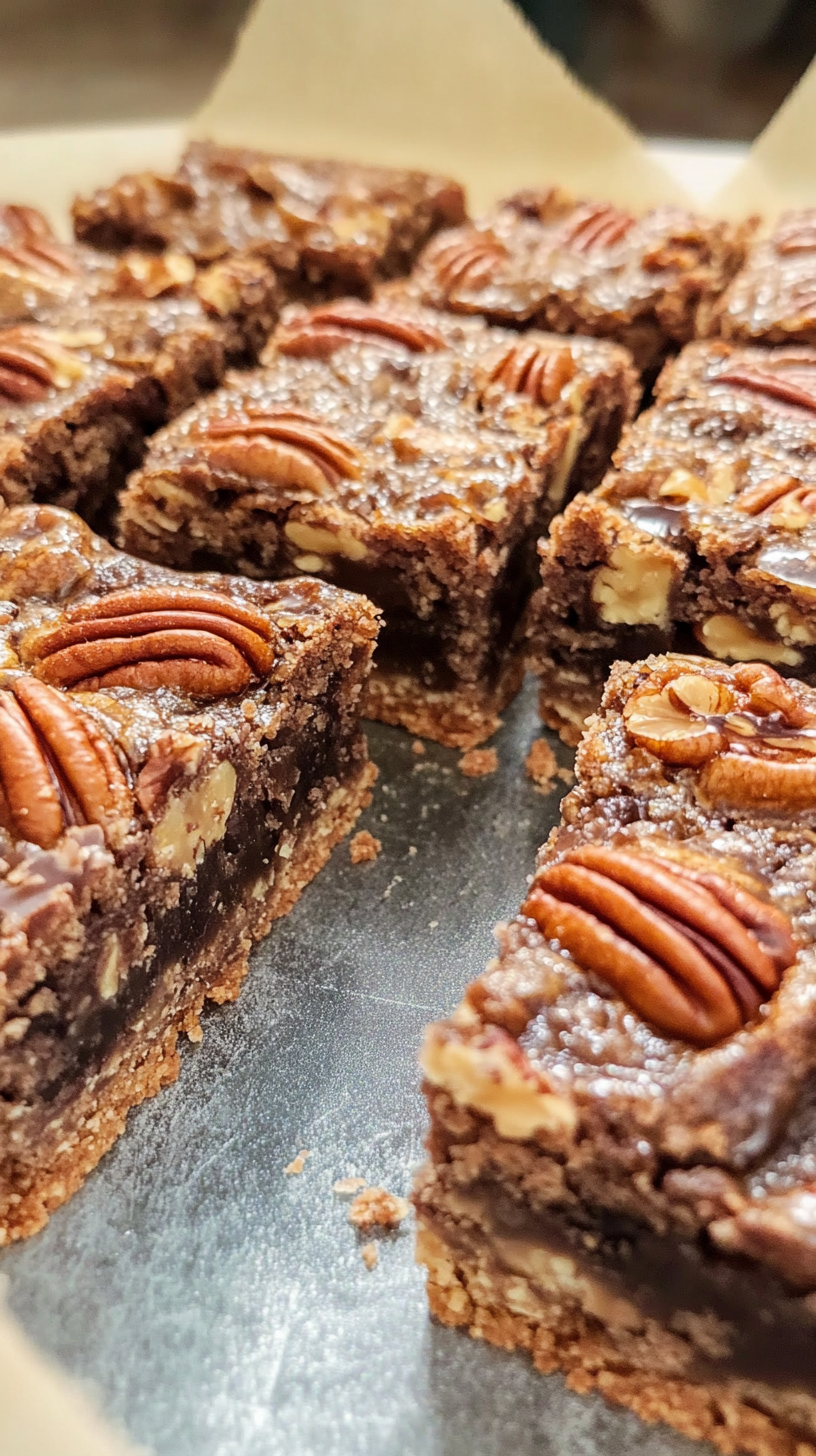 Pecan Turtles Bars: A Classic Chocolate Caramel Treat