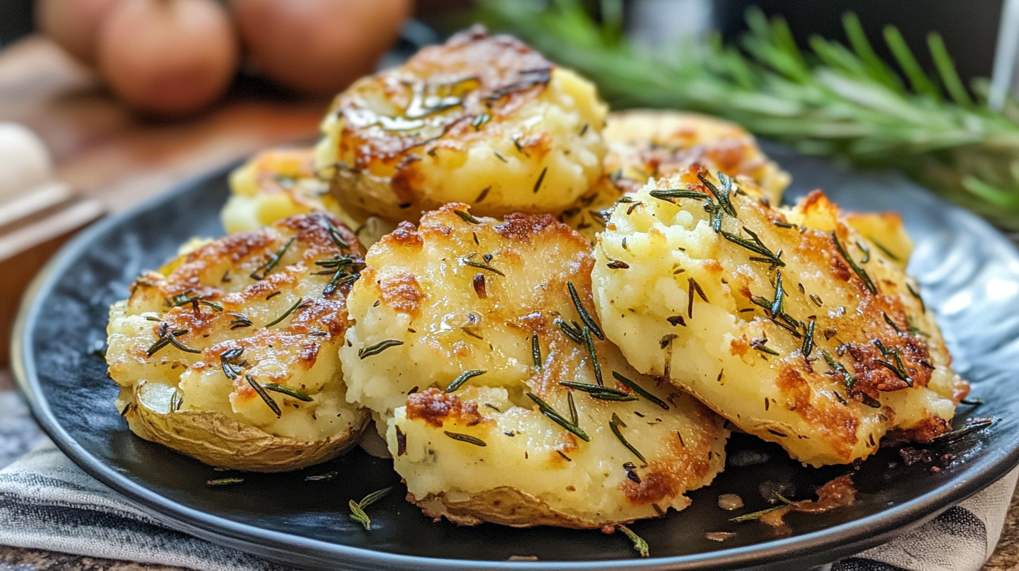 Rosemary Garlic Smashed Potatoes: The Perfect Side Dish