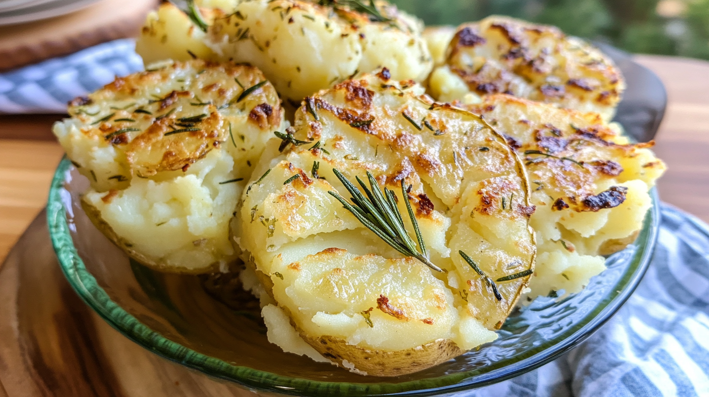 Rosemary Garlic Smashed Potatoes: The Perfect Side Dish