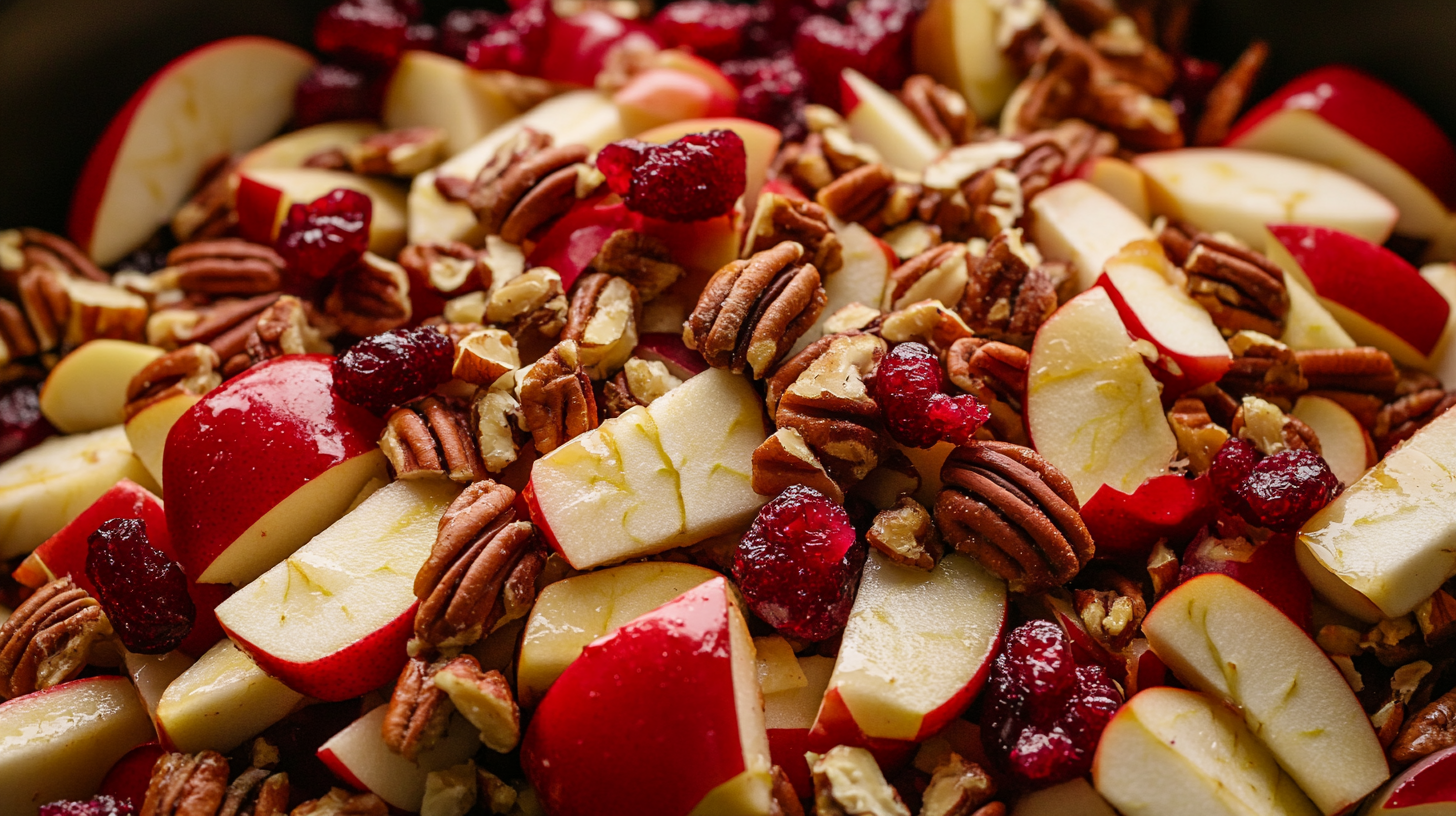 Apple Cranberry Pecan Salad: A Festive Fall Harvest Salad Recipe