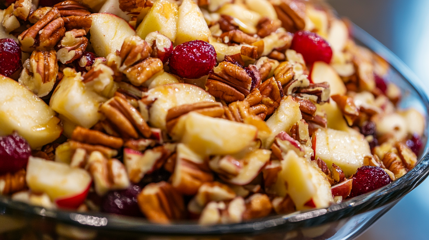 Apple Cranberry Pecan Salad: A Festive Fall Harvest Salad Recipe