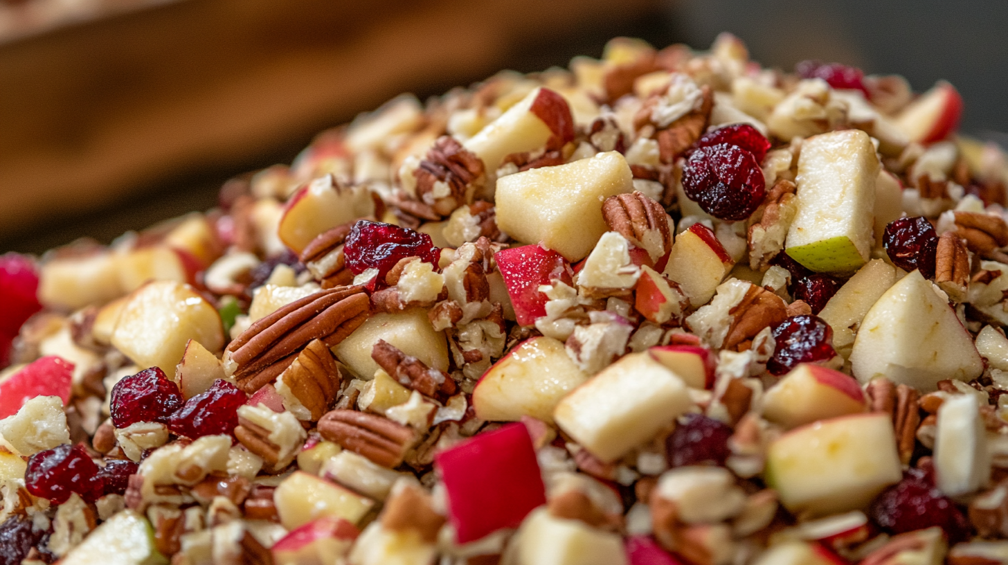 Apple Cranberry Pecan Salad: A Festive Fall Harvest Salad Recipe