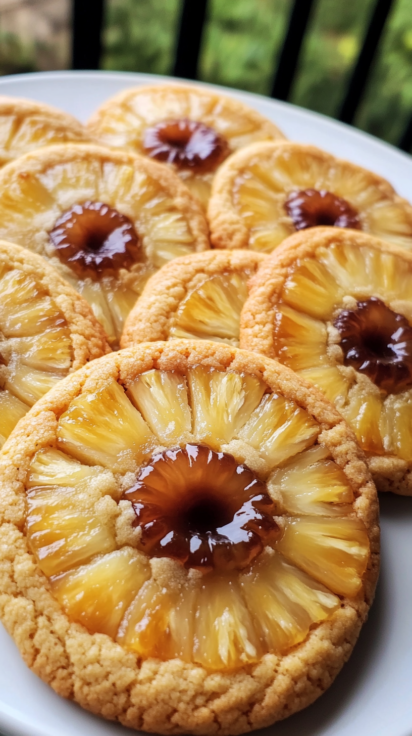 Pineapple Upside Down Delight Cookies Recipe