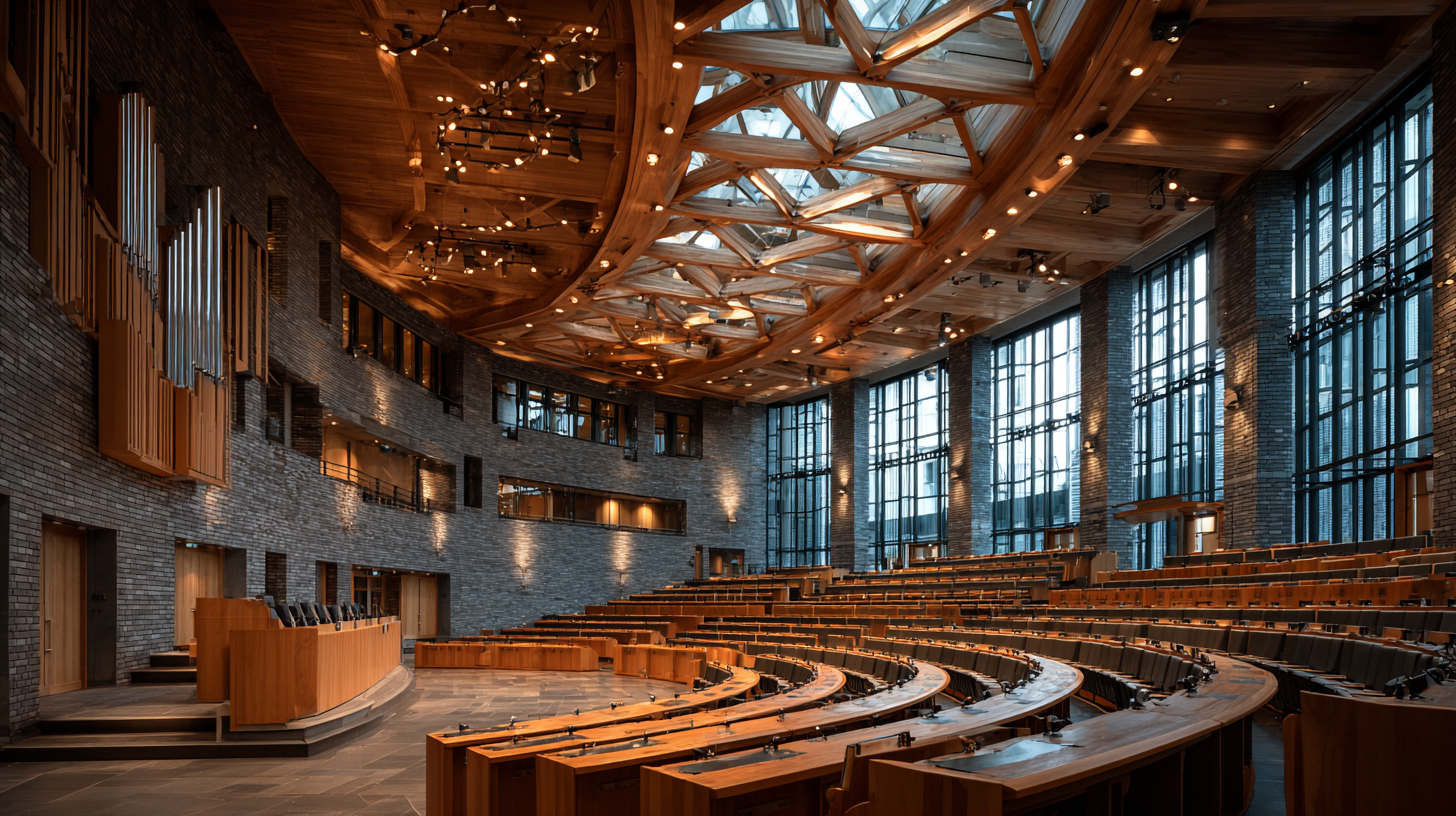 Lege Tweede Kamer met stemmingsknoppen, symbolisch voor democratische besluitvorming