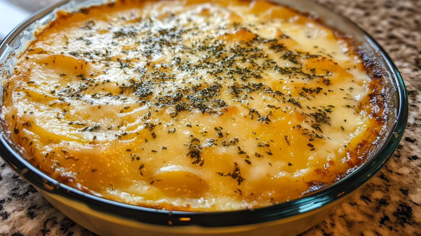 Easy Cheese Herb Potato Gratin: A Creamy Delight