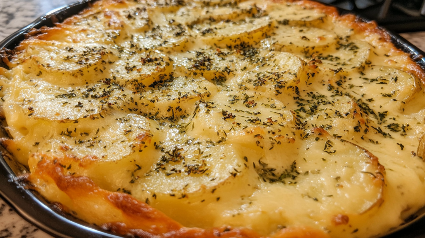 Easy Cheese Herb Potato Gratin: A Creamy Delight