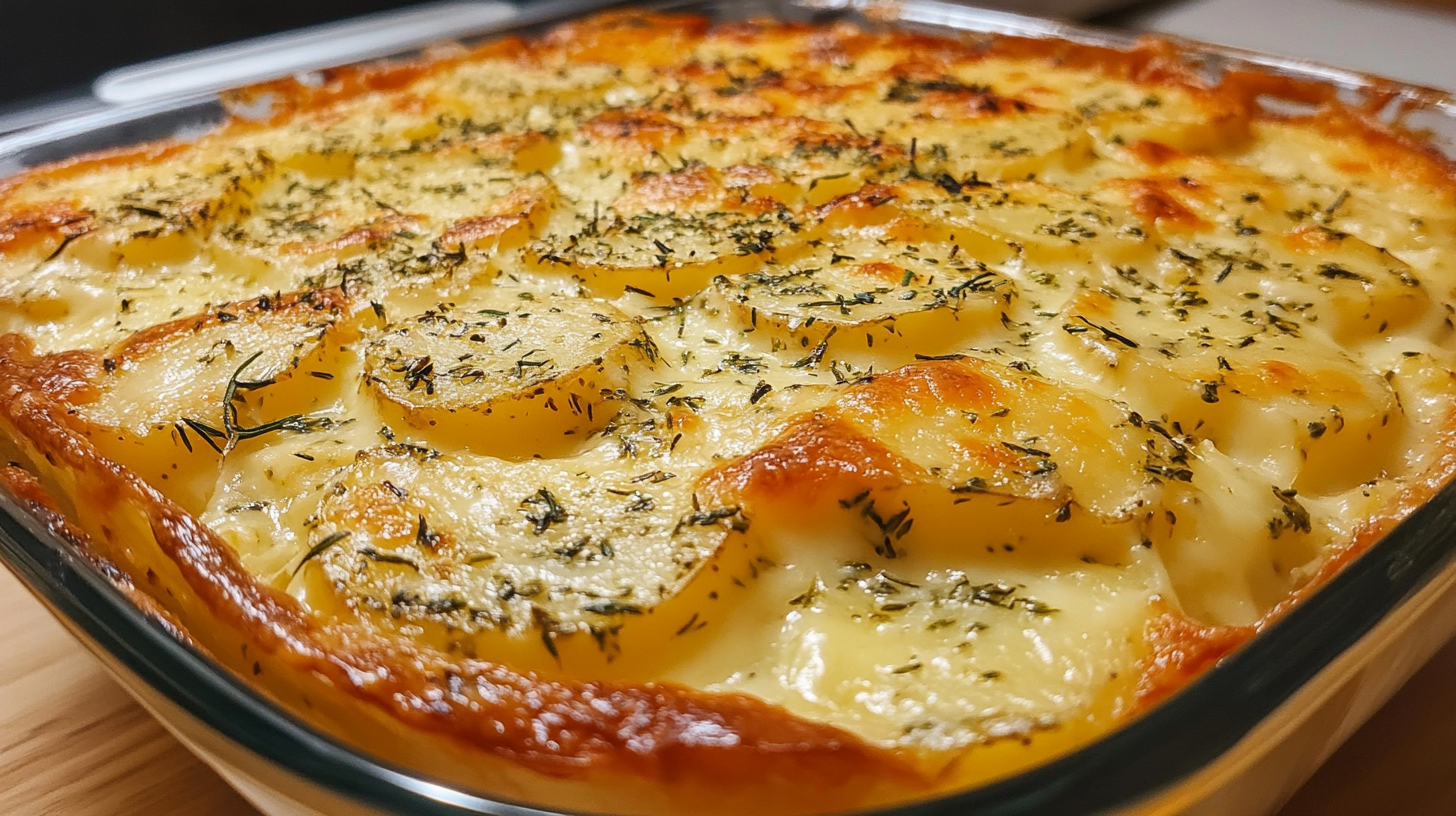 Easy Cheese Herb Potato Gratin: A Creamy Delight