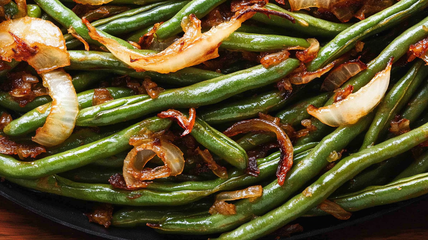 Roasted Green Beans With Caramelized Onions: A Delicious Side Dish