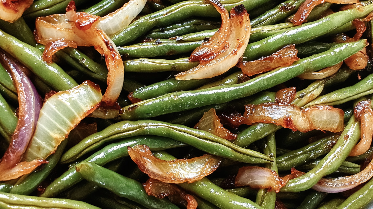 Roasted Green Beans With Caramelized Onions: A Delicious Side Dish