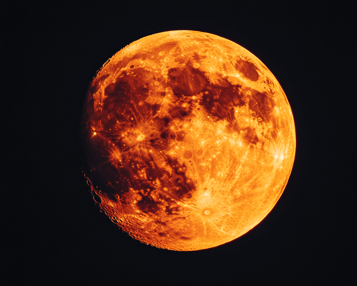 the moon is red tonight